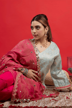 NEELAMBARI FARSHI SET