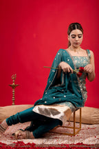 MORNI BODYCON SUIT & CHURIDAR SET