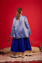 SAIBA NEEL CAPE DRESS