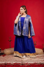 SAIBA NEEL CAPE DRESS