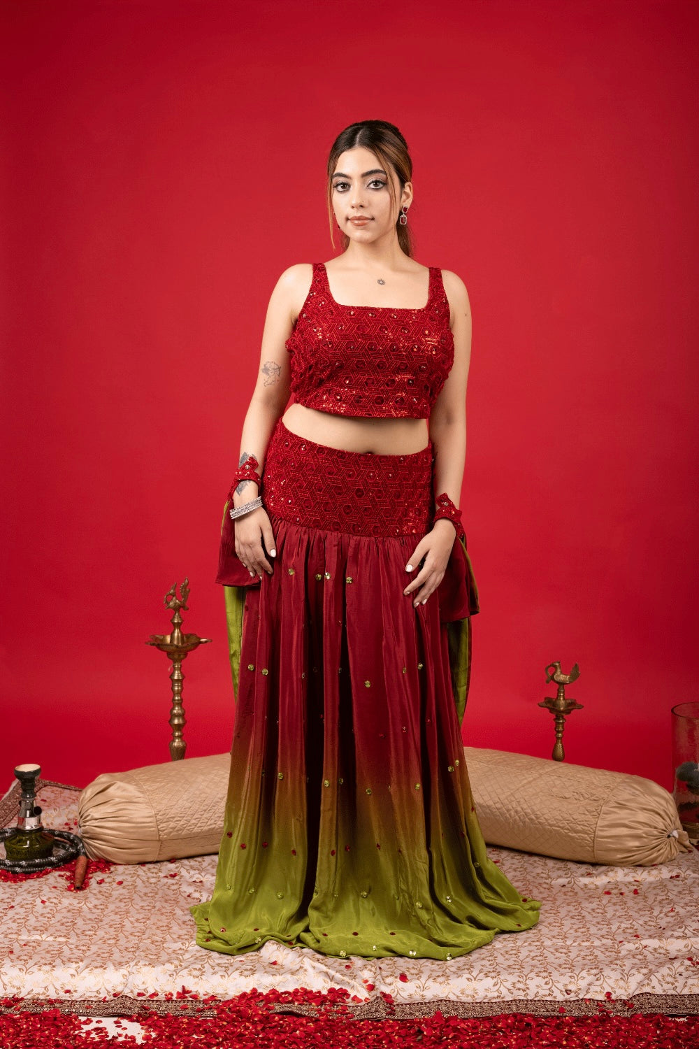 DIL HAARA LEHENGA SET