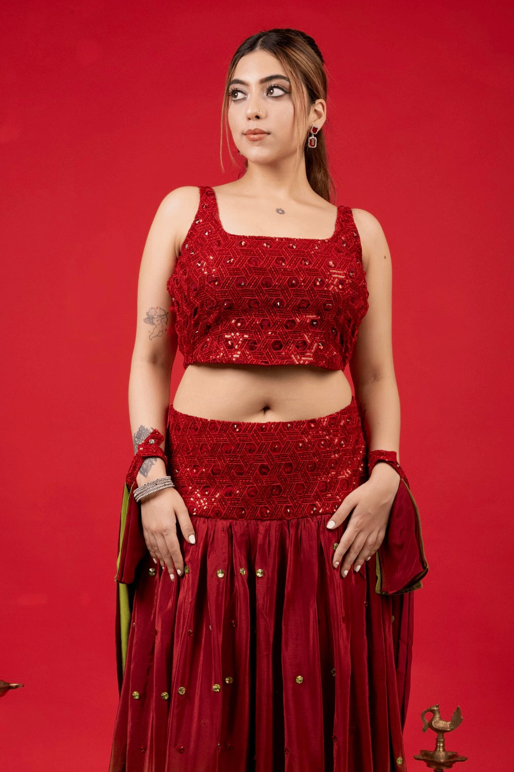 DIL HAARA LEHENGA SET