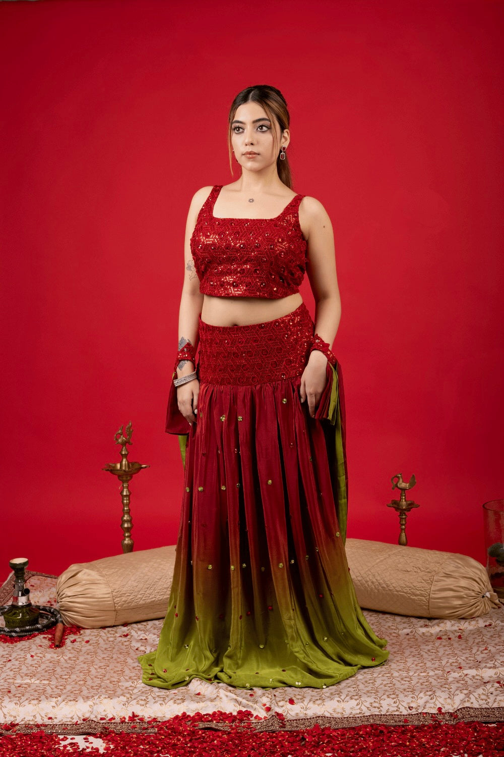 DIL HAARA LEHENGA SET