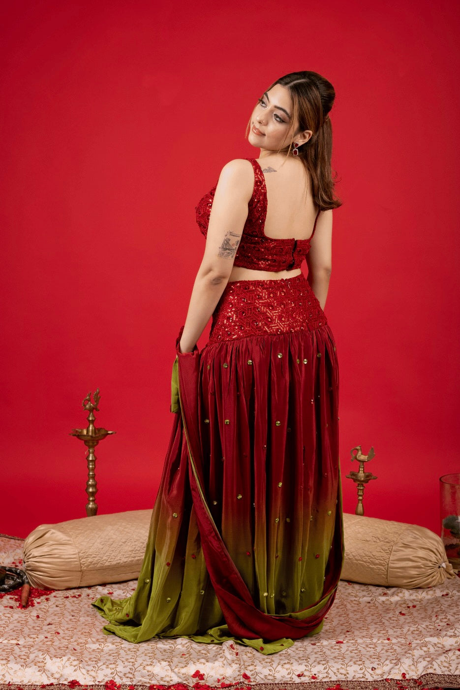 DIL HAARA LEHENGA SET