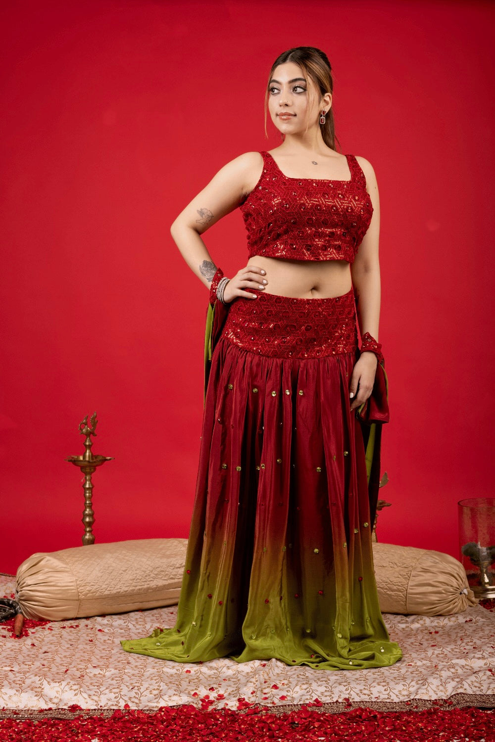 DIL HAARA LEHENGA SET
