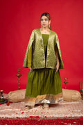 SAIBA MEHNDI CAPE DRESS
