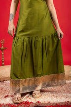 SAIBA MEHNDI CAPE DRESS