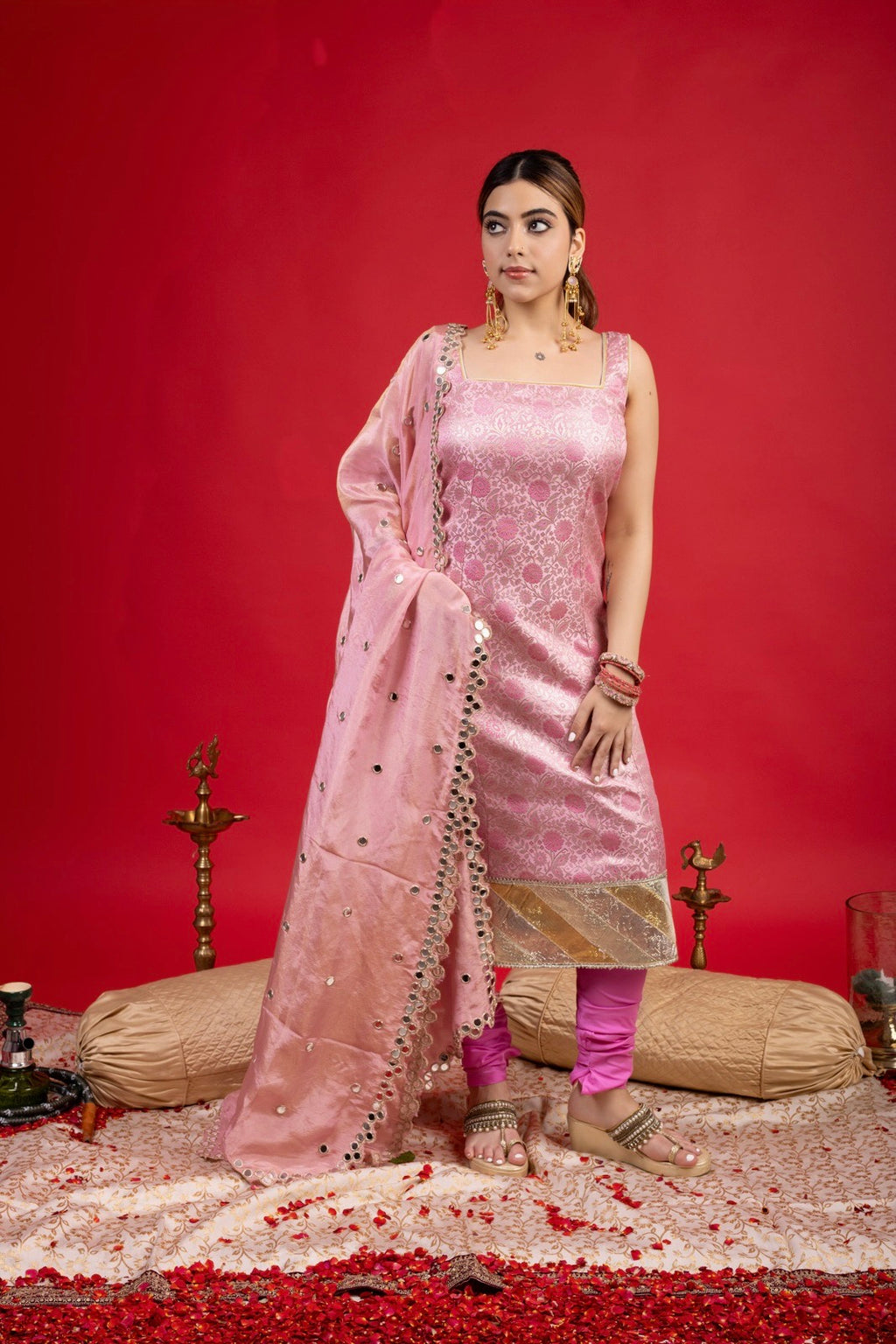 KAMAKSH BODYCON SUIT & CHURIDAR SET