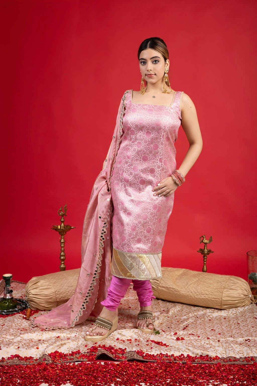 KAMAKSH BODYCON SUIT & CHURIDAR SET