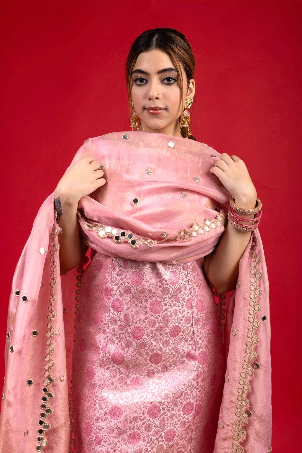 KAMAKSH BODYCON SUIT & CHURIDAR SET